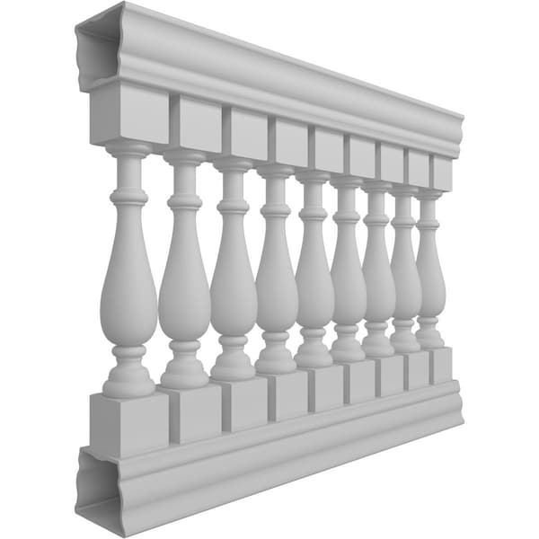 Traditional Balustrade Railing Kit Style N (5 7/8 On-Center Spacing To Pass 4 Sphere Code)